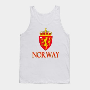 Norway - Norwegian Coat of Arms Design Tank Top